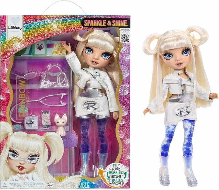 Actual product image MGA Rainbow High Sparkle & Shine Doll- White