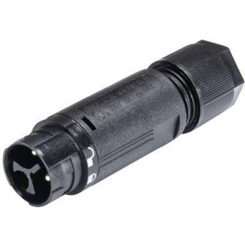 Wieland RST MINI Kabelstecker RSTI162, Elektronikkabel + Stecker, Schwarz