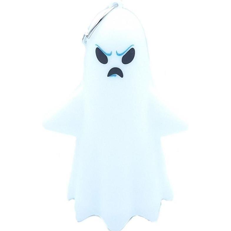 Partydeco Zawieszka Breloczek Dekoracyjny Duch LED Zły