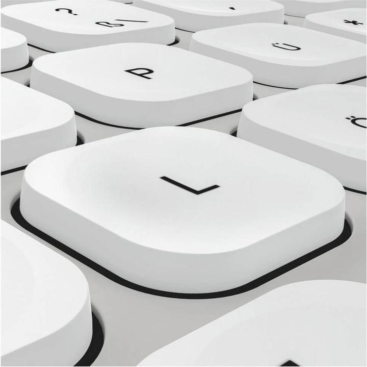 Actual product image Hama WK-550 Wireless keyboard and mouse set white (DE, Wireless)