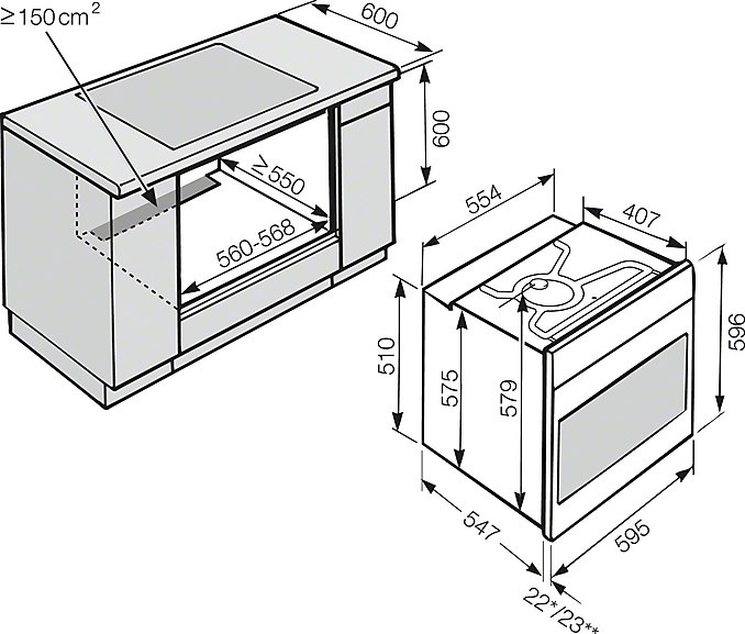 Actual product image Miele H 6860 Bp