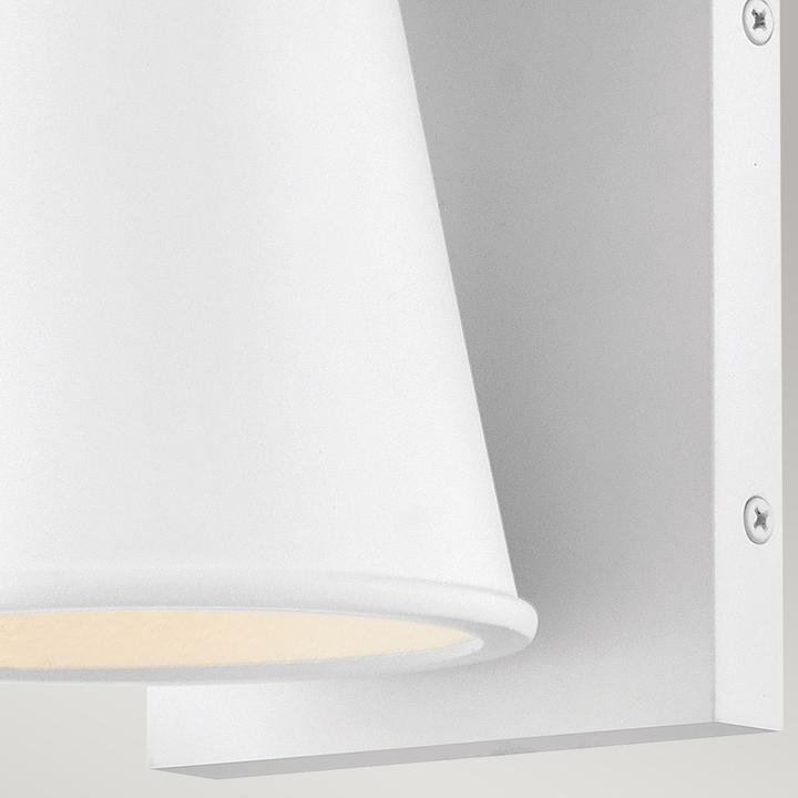 Actual product image Elstead Lighting Elstead HANS Aussen-Wandleuchte GU10 8W Weiss IP44 (GU10, IP44)