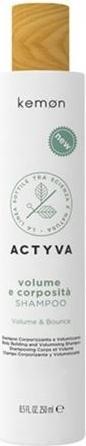 Actual product image Kemon - Actyva Volume E Corposita Shampoo - Shampoo for Hair Volume (250 ml, Liquid shampoo)
