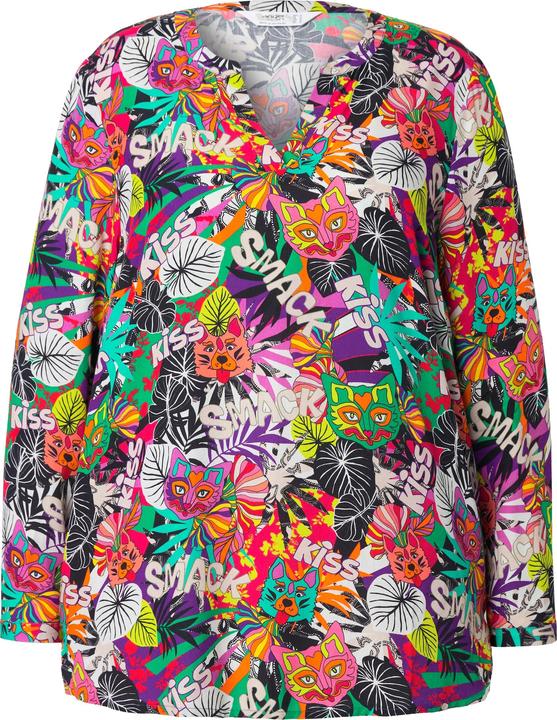 Produktbild Angel of Style Tunika, Animal-Patchprint, Langarm (50)