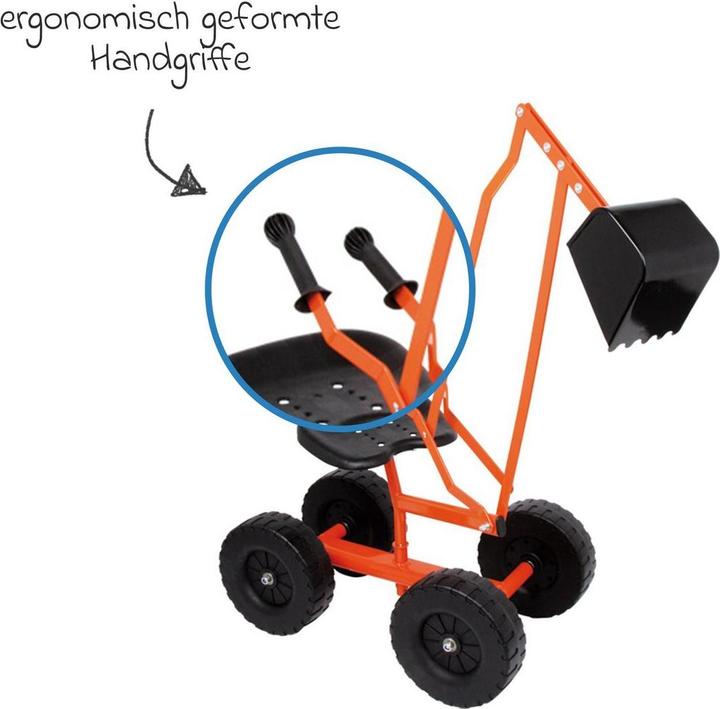 Actual product image small foot Excavator with wheels