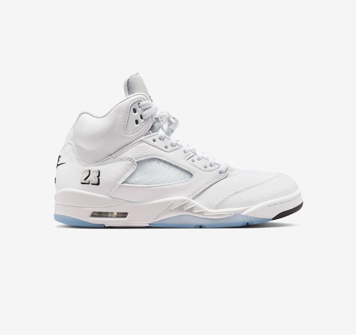 Actual product image Jordan 5 Retro White Metallic (2026) (45)