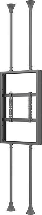 Actual product image Multibrackets M Pro Series Enclosure Floor to Ceiling Mount B2B 55" Medium Black (Mounting- / Adapterplates)