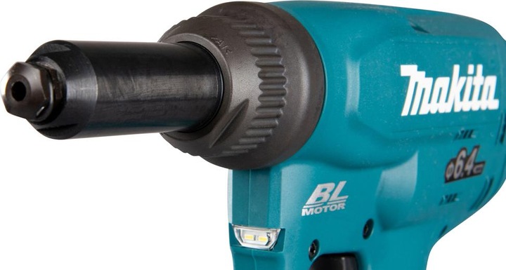 Produktbild Makita DRV 250 RFJ Akku Blindnietsetzgerät 18 V 20 kN Brushless + 2x Akku 3,0 Ah + Ladegerät + Makpa