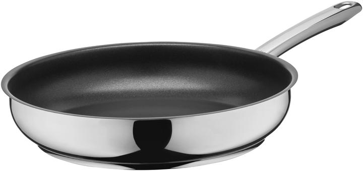 WMF Antihaft Pfanne Bratpfanne 24cm Calabria Edelstahl beschichtet Induktion (28 cm, Bratpfanne, Edelstahl)