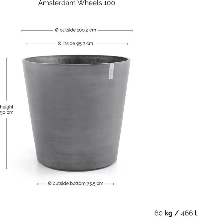 Produktbild Ecopots Amsterdam Wheels