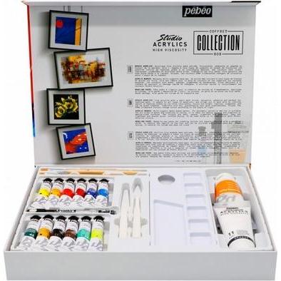 Pebeo, Künstlerfarbe + Bastelfarbe, Studio Acrylics Coffret Kollektion