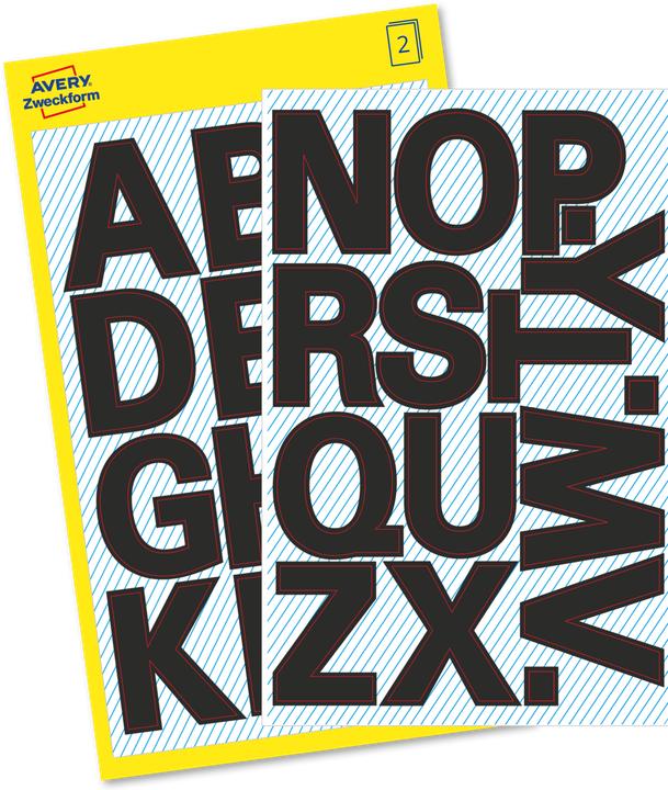 Image du produit Z-Design Buchstab labels Universal Bold