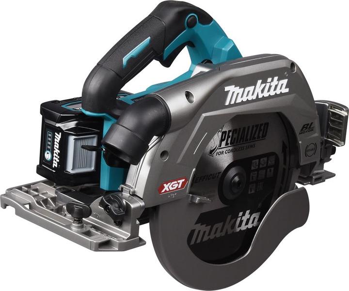 Productafbeelding Makita Accu handcirkelzaag 40V max. / 5.0 Ah, 2 batterijen + lader in draagkoffer