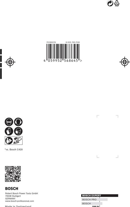 Image du produit Bosch Professional Zubehör EXPERT M480 Jeu de filets abrasifs, 100 x 150 mm, 10 pièces (80, 120, 180)