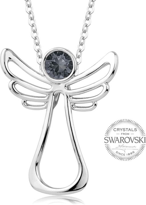Immagine prodotto Levien Collana di cristallo scuro con angelo custode (L)