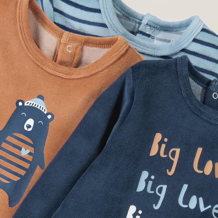 Immagine prodotto La Redoute Collections Romper in velluto a 3 pezzi (74)