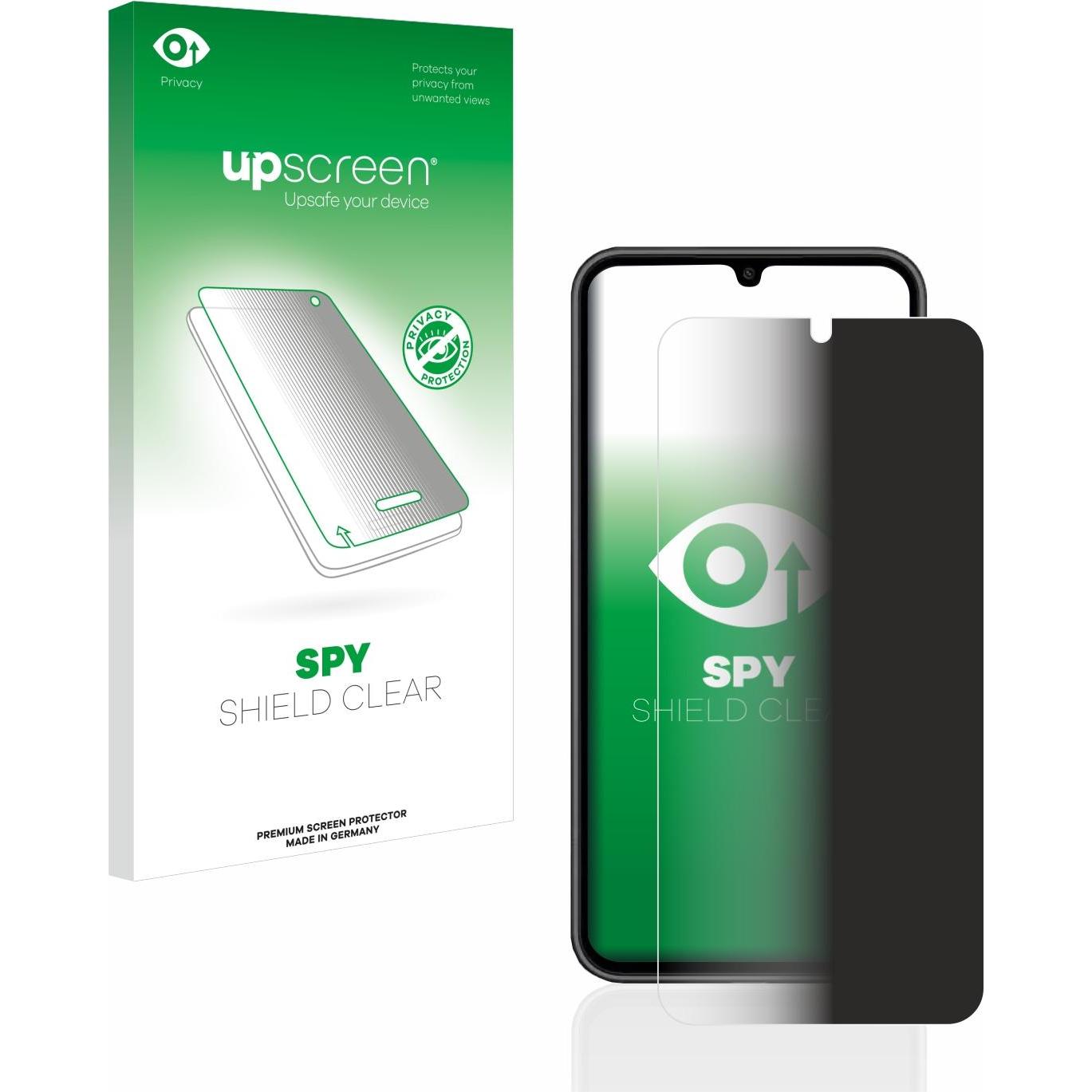 upscreen Spy Shield Blickschutzfolie (1 Stück, Samsung Galaxy A34 5G), Smartphone Schutzfolie, Blau