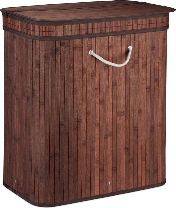 Actual product image Relaxdays Lidded Laundry Hamper (95 l)