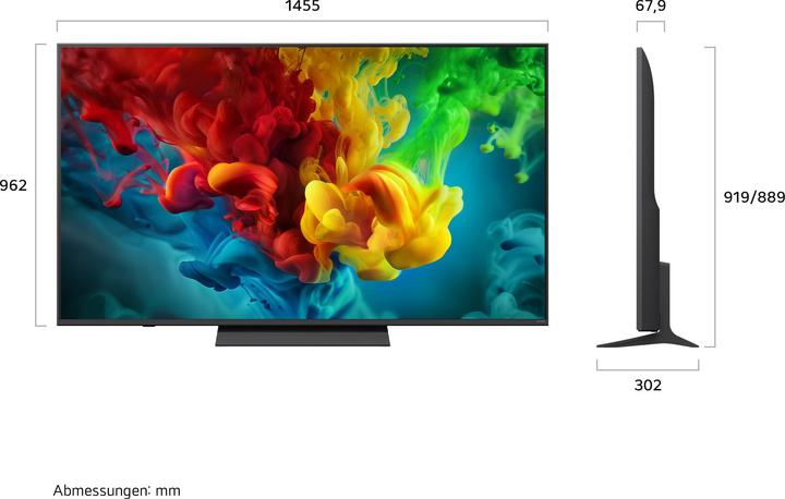 Produktbild LG 65QNED83B6A (65", QNED83B, Mini-LED, QNED, 4K, 2026)