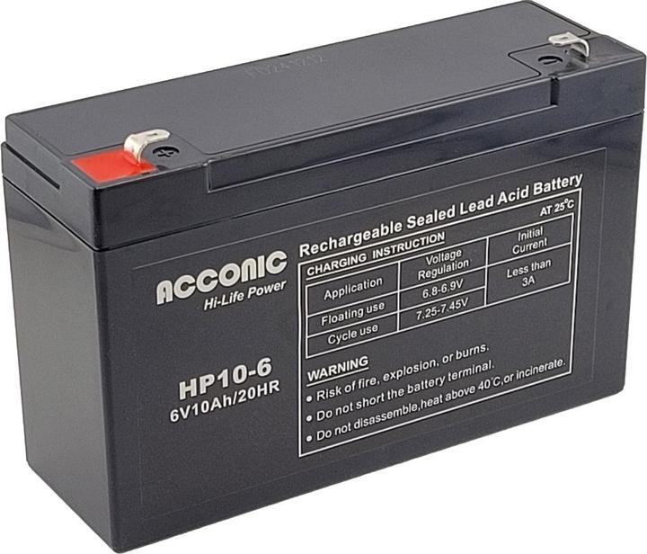 Produktbild Acconic HP10-6 Hi-Life Power AGM 6V 10Ah USV-Batterie (6 V, 10 Ah)
