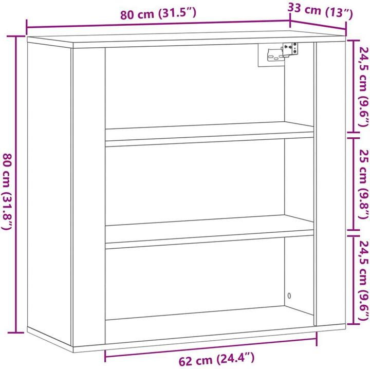 Produktbild vidaXL Wandschrank