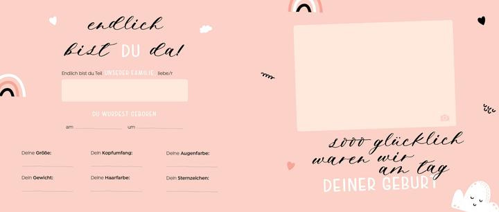 Produktbild Kleines Wunder, grosses Glück - Babyalbum für dein erstes Jahr (Handlettering) (Deutsch, 2020)