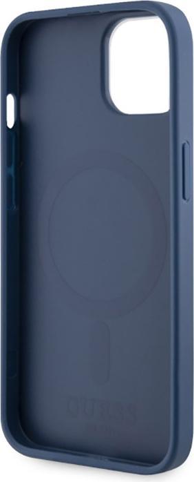 Produktbild Guess GUHMP14MP4RPSB iPhone 14 Plus 6,7" niebieski/blue hardcase 4G Printed Stripes MagSafe (Apple iPhone 14 Plus)