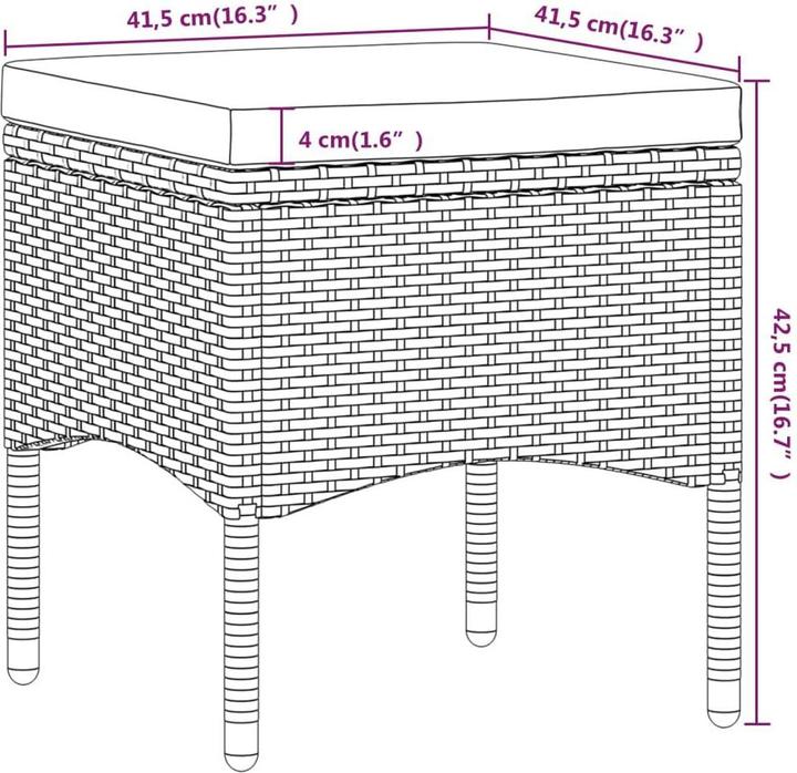 Produktbild vidaXL Garten Bistro Set
