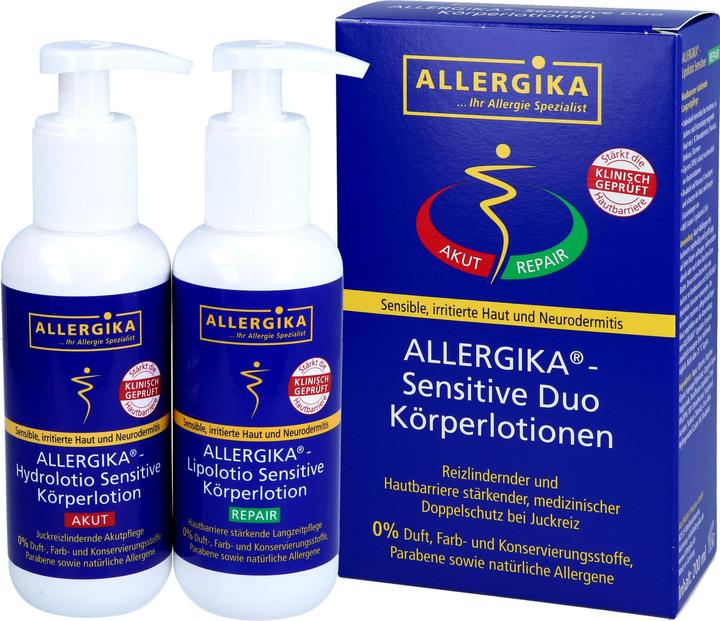 Immagine prodotto Allergika Duo Sensitive, 2X200 ml LOTTO (Latte corpo, 200 ml)