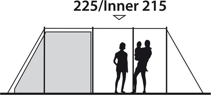 Actual product image Outwell Montana 6P (Tunnel tent, 41.80 kg, 6 persons)