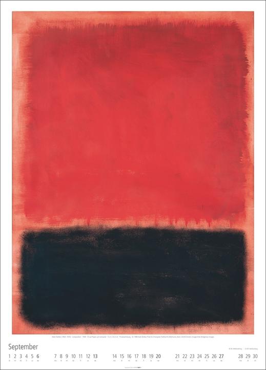 Produktbild Mark Rothko Kalender 2026 (49 x 68 cm, Deutsch, Englisch)