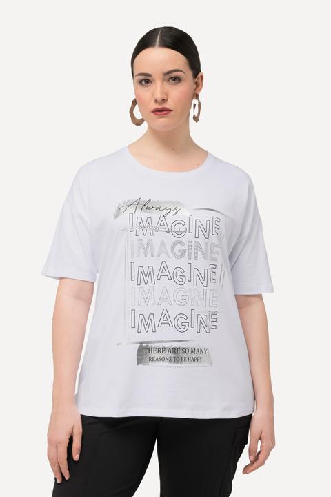 Actual product image Ulla Popken IMAGINE Short Sleeve Graphic Tee (50, 52)