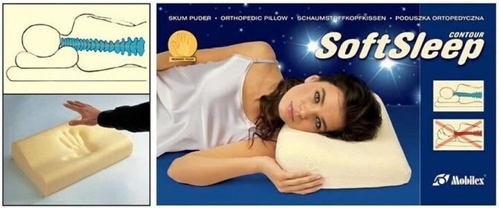 Immagine prodotto Mobilex Poduszka ortopedyczna SoftSleep L (Cuscino per testa e collo)