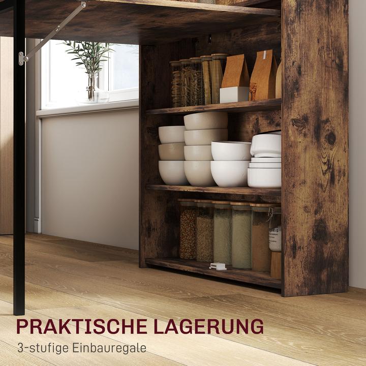 Actual product image Homcom Dining table (80 x 90 x 93)