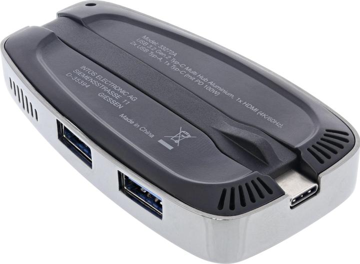Produktbild InLine Multifunktions-Hub USB 3.2 Gen.2 (USB-C, 4 Ports)