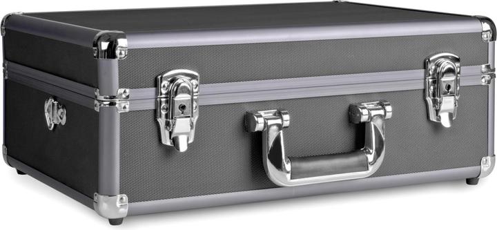 Actual product image mantona Photo case Basic M, black/metallic (Camera case)