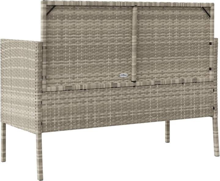 Image du produit vidaXL Ensemble salon de jardin 10 pièces avec coussins