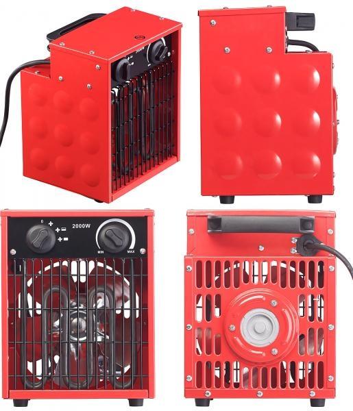 Produktbild AGT Profi-Industrie-Elektro-Heizlüfter mit 2 Heizstufen (2000 W)