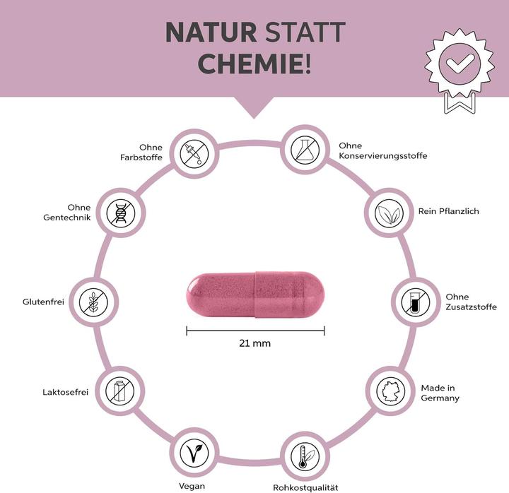 Produktbild Eltabia Bio Acai Kapseln in gefriergetrockneter Rohkost-Qualität | Hochdosiert 860mg Tagesdosis (200 Stück, Kapseln)