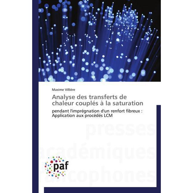 Analyse des transferts de chaleur couplés à la saturation, Fachbücher von Maxime Villière