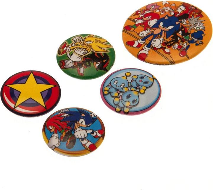 Produktbild Sonic The Hedgehog AnsteckerSet 5erPack