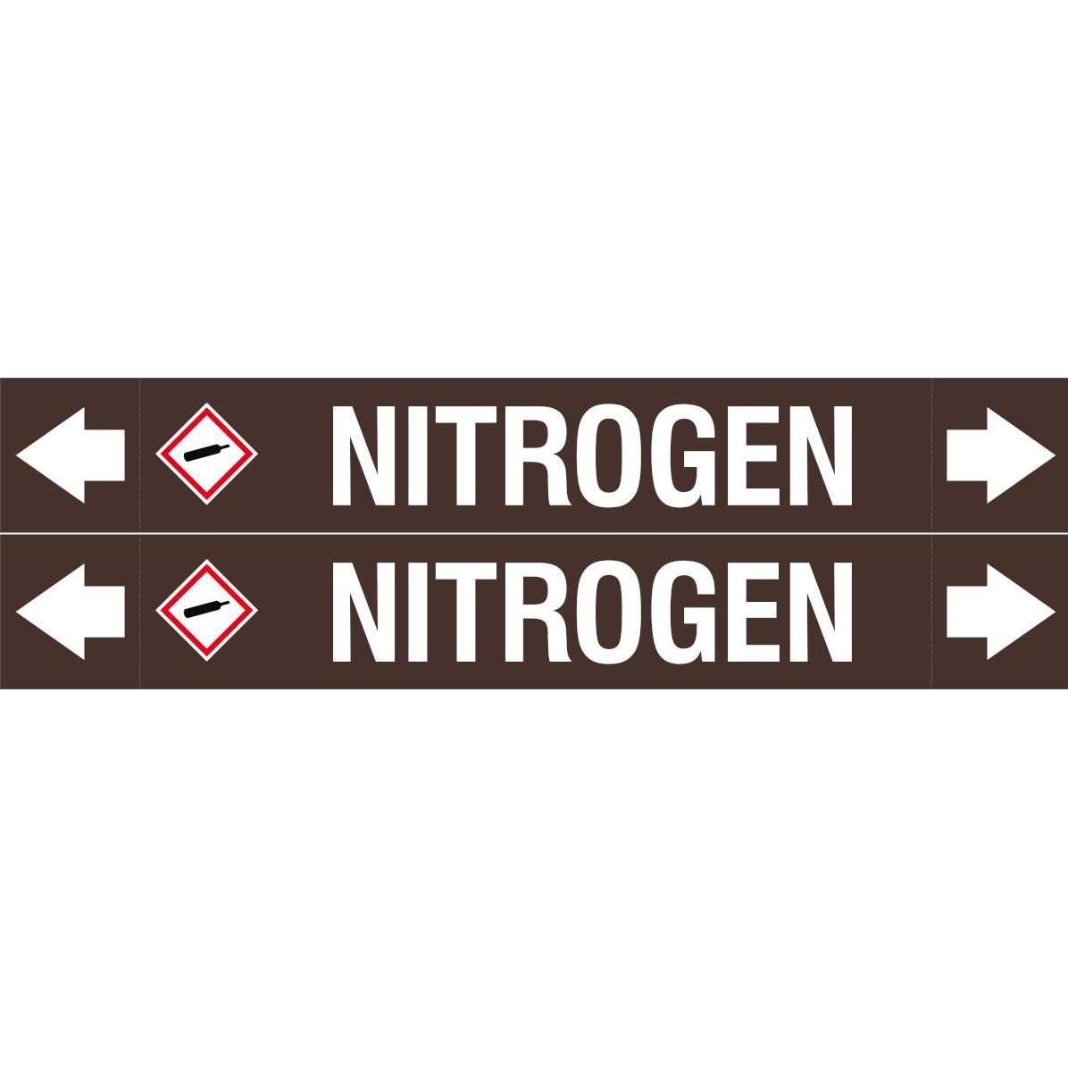 Brady ASME - Rohrmarkierer - Nitrogen (ASMEPM-50X345MM-NITROGEN)