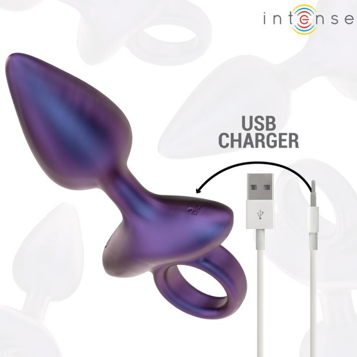 Actual product image Intense Michael Vibrierender Analstecker Modell 2 Fernbedienung