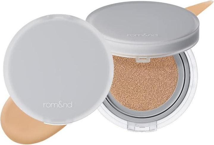 Actual product image Rom&Nd Nu Zero Cushion Long Lasting High Coverage Semi Matte Finish 05 Sand 25 - Korean Cushion Foun (05 sand25)