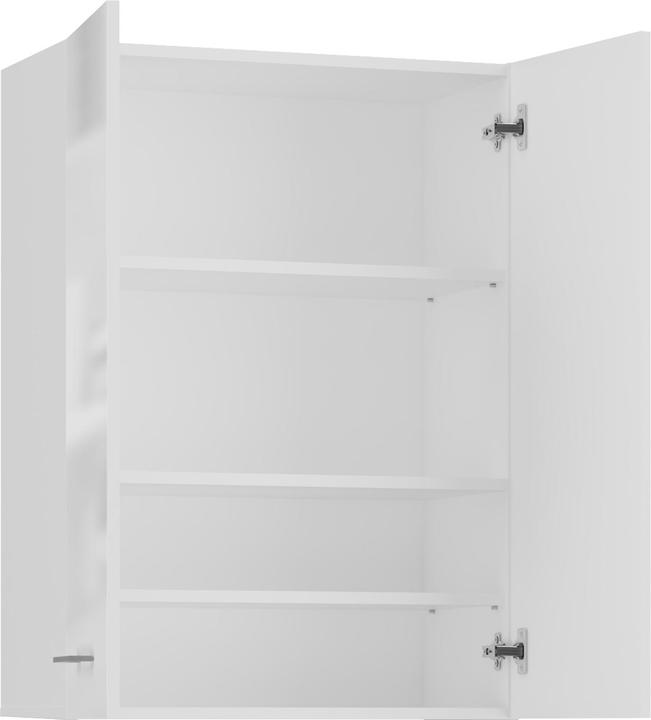 Image du produit Topeshop Armoire au-dessus du lave-linge POLA MINI DD 64x30xH90 blanc brillant