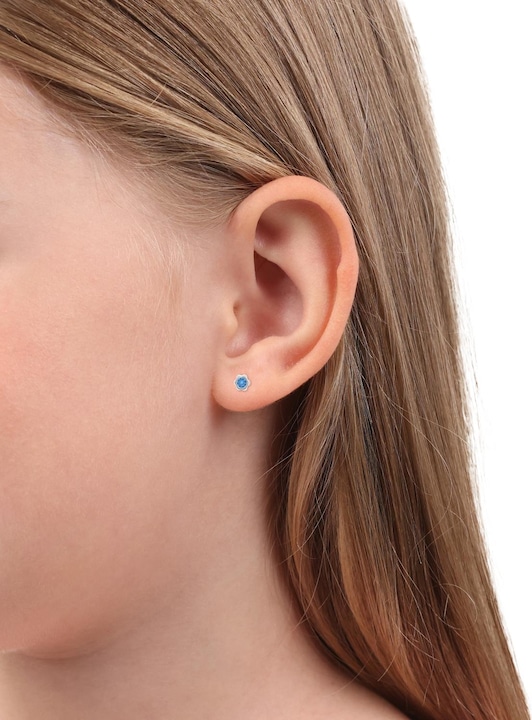 Immagine prodotto Prinzessin Lillifee Ohrschmuck für Mädchen, 925 Sterling Silber, Zirkonia synth. | Geburtsstein (Argento 925)