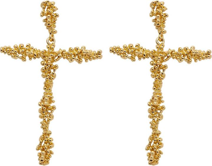 Image du produit Uzurii Boucles d'oreilles Holy Cross (Argent massif de 925)