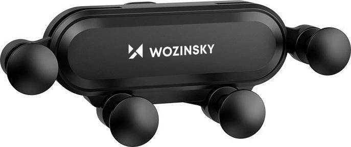 Actual product image Wozinsky car phone holder gravity for ventilation grille black (WCH-05)