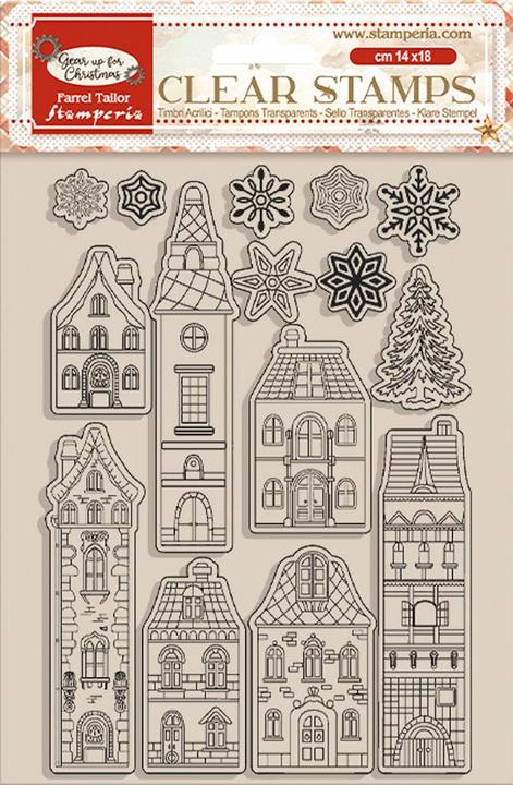 Immagine prodotto Stamperia Timbri trasparenti "Preparati per il Natale