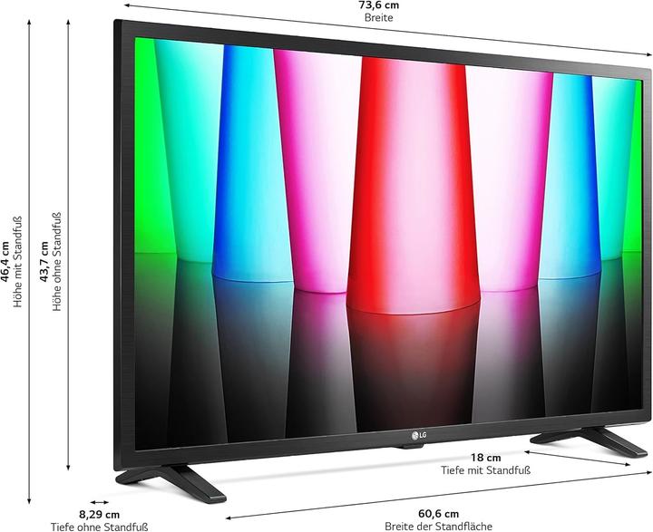 Image du produit LG 32LQ63006LA (32", LQ63, LED, Full HD, 2022)